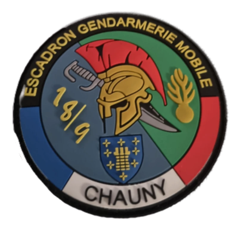 ancien écusson gendarmerie Chauny