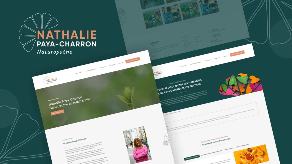 Redesign site Nathalie Paya Charron